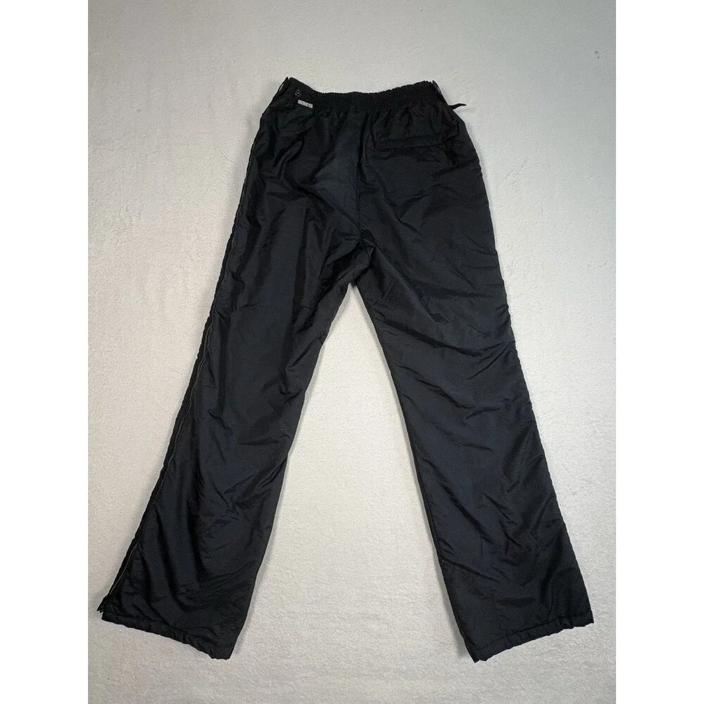 Obermeyer Size Large Tundra Mens Insulated Ski Snow Pants Full Side Zip Black